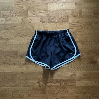 Nike Tempo Black White Athletic Shorts Running Liner Girls XL Team Uniform Gym - Image 1 of 4