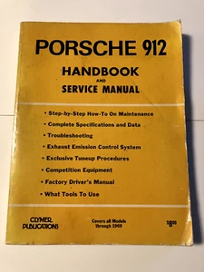 PORSCHE: 912, Handbook and Service Manual, Covers all Models through 1969-Clymer - Picture 1 of 1