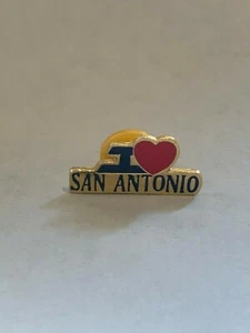 I Love San Antonio pin, San Antonio souvenir, Texas Souvenir, souvenir pin, NEW - Picture 1 of 3