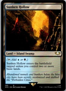 Magic the Gathering Sunken Hollow Warhammer 40,000 Commander MTG Free Shipping! - Picture 1 of 1