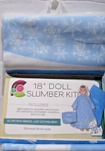 Daisy Kingdom Craft Kit Creative Cuts 18" Doll Slumber Kit "Cut & Sew" - Picture 1 of 6