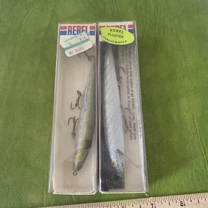 2 Vintage Rebel fishing lures Ft Smith Arkansas In Original Boxes - Picture 1 of 15