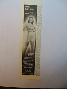 1943 FORMFIT When Doing Man's Work vintage art print ad - Picture 1 of 1