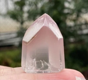 Clear Quartz Lithium point with phantom **Unique ** A Grade ! - Picture 1 of 5