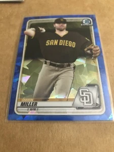 2020 Bowman Chrome Sapphire Owen Miller REFRACTOR Prospect Card #BCP-102 (J1) - Picture 1 of 2