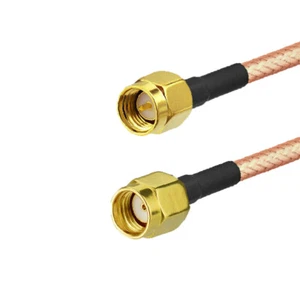 Superbat SMA Male to RP-SMA Male Coax Coaxial Pigtail RG400 Extension Cable 50cm - Picture 1 of 3