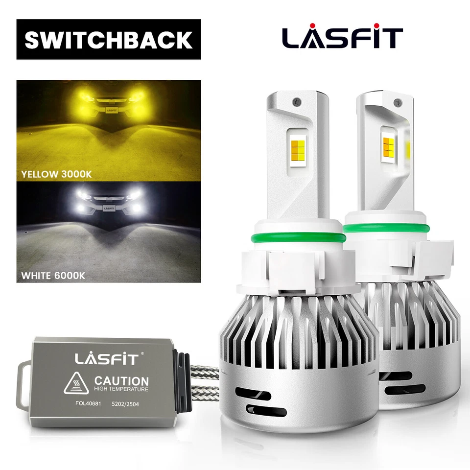 Bombillas antiniebla Switchback LED 52020 doble color blanco ámbar para GMC Sierra 1500 07-15 Foto 1 de 4