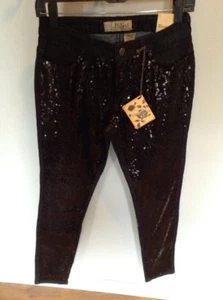 Neu mit Etikett Damenhose schwarz Sequence Größe 4 Petite Hybrid & Company - Bild 1 von 6