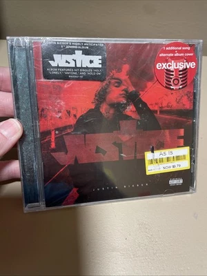 🆕Justin Bieber⭐️Justice CD⭐️Target Exclusive ⭐️NEW SEALED💿Pop Music💿Lonely💿 - Imagem 1 de 2
