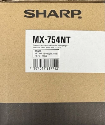 Sharp MX-754NT Black Toner Cartridge OEM Genuine, Sealed - Image 1 of 3