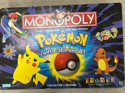 Hasbro Pokemon Collector's Edition Monopoly Board Game - 41357 (great condition) - Image 1 of 4