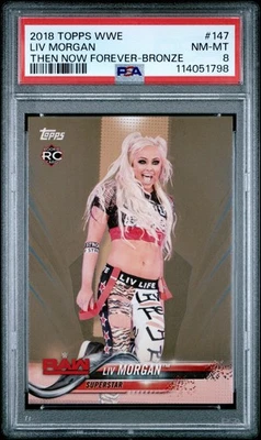 Liv Morgan 2018 Topps WWE Then Now Forever - Bronze #147 PSA 8 NM-MT - Image 1 of 2