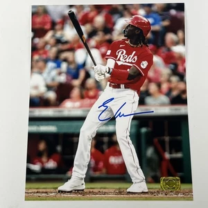 Foto autografiada de Elly De La Cruz 8x10 firmada por Cincinnati Reds con certificado de autenticidad HOLO - Imagen 1 de 8
