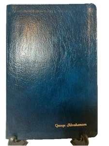 Holy Bible Large Print Ultra Thin Reference Dark Blue New International Version - Picture 1 of 19
