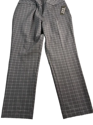 Pantalones de mujer Investments gris talla LR cintura elástica tiro alto pierna delgada Foto 1 de 4