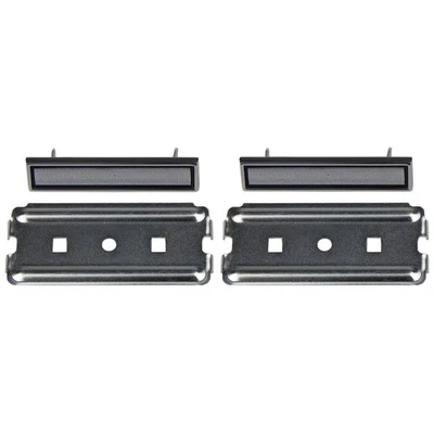 Cubierta de asiento emblemas cromados adornos botones Chevrolet Chevelle 1966 4 piezas Foto 1 de 4