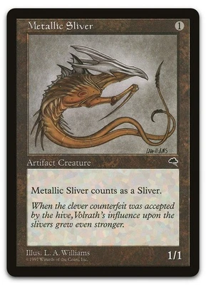 Metallic Sliver #297 (NM) Tempest TMP Magic MTG - Image 1 of 2