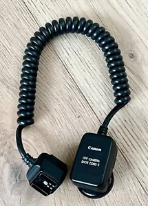 Canon Off-Camera Schuhkabel 2 - Blitz TTL Verlängerungskabel - Bild 1 von 6