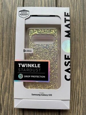 Funda Mate Samsung Galaxy S10 Twinkle Case Stardust 10 pies protección contra caídas nueva Foto 1 de 2