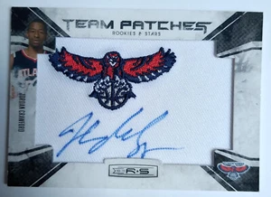 JORDAN CRAWFORD 131 PANINI ROOKIES & STARS TEAM PATCHES AUTO 161/443 2010-11 - Photo 1/2