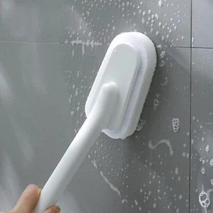 Long Handle Wall Cleaning Sponge Brush Reusable Sponge For Kitchen Wall Cleaning - Picture 1 of 7