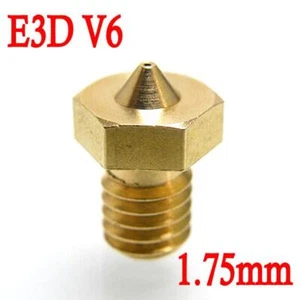 Ugello Estrusore in Ottone 0.2mm E3DV6 per Filamenti da 1.75mm per Stampante 3D - Foto 1 di 1