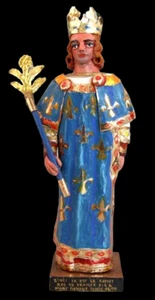 LEMAITRE Figur - Saint Louis 1226 - 1270 / Soldat altes Spielzeug - Bild 1 von 5