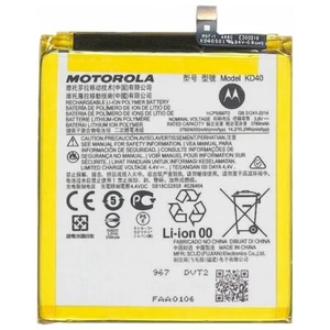MOTOROLA BATTERIA ORIGINAL KD40 RICAMBIO LITIO 4000mAh PER MOTO G8 PLUS XT2019 - Afbeelding 1 van 3