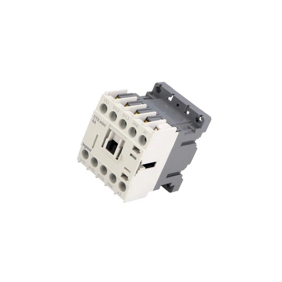 CTX3 MINI 3P 6A 1NC 230VAC Contactor: 3 Pole NO x3 Auxiliary Contactors: NC 2... - Image 1 of 1