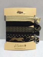 NORDSTROM L. ERICKSON USA RIBBON PONY 5-PACK LEOPARD