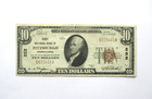 1929 $10.00 National Currency Note - First National Bank Of Pittsburgh Pa - Xf