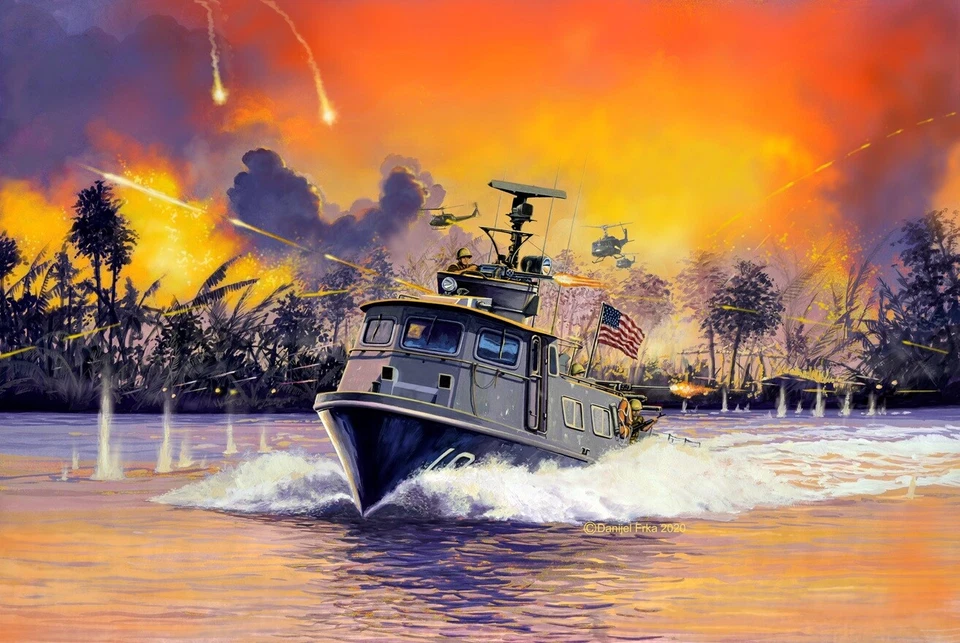 US Navy Swift Boat Mk.II Model Set 1:72 Plastic Model Kit REVELL - Immagine 1 di 1