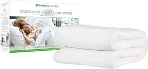 HealthyLine Energiebettdecke Turmalinfaser Bettdecke Baumwolle 300 TC mit Magneten - Bild 1 von 12