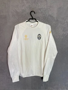 Juventus Training Jacket Long Sleeve White Adidas Polyester Mens Size XS - Picture 1 of 12
