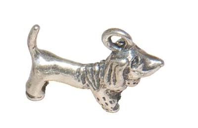 Perro #4 Dachshund Dije Plata Tibetana J1197 Foto 1 de 4
