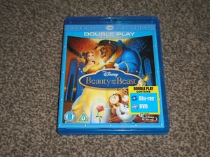 BEAUTY and the BEAST : DIAMOND DISNEY 3 DISC BLU RAY + DVD SET VGC (FREE UK P&P) - Picture 1 of 2