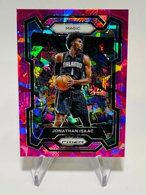 JONATHAN ISAAC 2023-24 Panini Prizm PINK CRACKED ICE #288 - Image 1 of 2