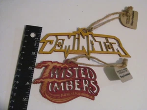 2 KÖNIGE DOMINION HOLZORNAMENT DOMINATOR GEDREHTE HÖLZER ACHTERBAHN VA - Bild 1 von 1