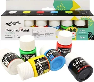 Porzellanfarbe Set – 6 x 20 ml, für Porzellan & Ton, ausbackbar & farbintensiv - Bild 1 von 7