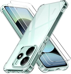 3 in 1 Cover per Xiaomi Redmi Note 14 5G (Non per Redmi Note 14 4G) Con 2 Pezzi - Foto 1 di 12