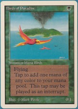 Birds of Paradise Unlimited PLD Green Rare MAGIC MTG CARD (ID# 239656) ABUGames