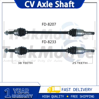 Eje trasero izquierdo trasero derecho TrakMotive CV 2x se adapta a Lincoln MKT 2012 a 2017 Foto 1 de 4