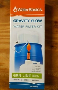 WaterBasics 80 Gallon Gravity Flow Water Filter Kit GRN-II-80 - RTS NEW - Picture 1 of 5
