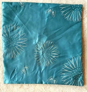 Kissenbezug Kissenhülle Kopfkissen 38x38 cm Mint mit Muster - Bild 1 von 2