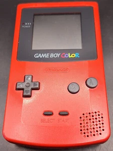 Handheld GBC Nintendo GameBoy Color Konsole Rot Red Schöner Zustand - Picture 1 of 8