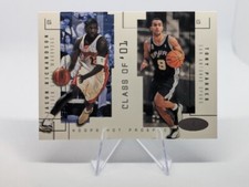 Jason Richardson Tony Parker 2002-03 Hoops Hot Prospects Class Of '01 #13