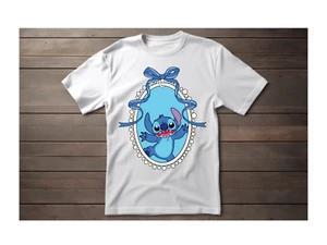 Stitch Coquette Bow T-Shirt – Youth Sizes XS–XL | Lilo and Stich | Disney Shirt - Picture 1 of 1