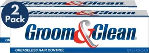 Groom & Clean Hair Control Cream 4.5oz (2-Pack) - Men's Hair Styling Cream. - Picture 1 of 9