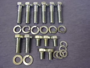 Ford Essex V6 High Tensile ZINC Plated Bellhousing/Starter Motor Bolts & Washers - Picture 1 of 4