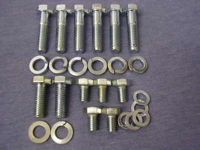 Ford Essex V6 High Tensile ZINC Plated Bellhousing/Starter Motor Bolts & Washers - Image 1 of 4